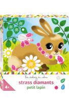 Strass diamants petit lapin - mini boîte avec accessoires