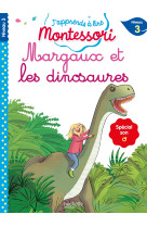 Margaux et les dinosaures, niveau 3 - j'apprends à lire montessori