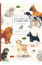 Nos amis les chiens a  colorier