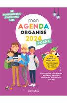 Mon agenda famille organisee 2024 - poche