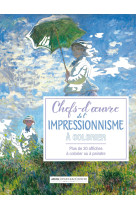 Affiches a colorier : chefs d'oeuvre de l'impressionnisme