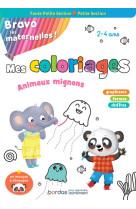 Bravo les maternelles - mes coloriages - animaux mignons - toute petite section et petite section