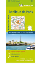 Carte zoom banlieue de paris