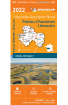 Carte régionale poitou-charentes-limousin 2022