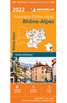 Carte régionale rhône-alpes 2022