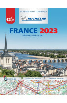 Atlas atlas routier france 2023 michelin - l'essentiel (a4-broché)