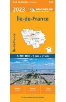 Carte régionale ile-de-france 2023