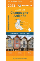 Carte régionale champagne-ardenne 2023