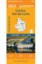 Carte régionale centre - val de loire 2023