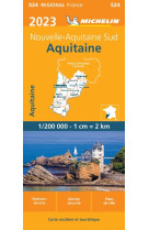 Carte régionale aquitaine 2023