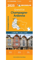 Carte régionale champagne-ardenne 2025