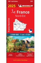 Carte nationale france nord-est 2025