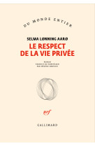 Le respect de la vie privée