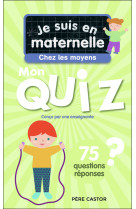 Je suis en maternelle - je suis en maternelle - mon quiz de moyenne section