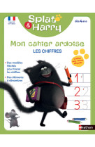 Splat & harry - mon cahier ardoise : les chiffres (dès 4 ans)