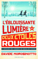 L'éblouissante lumière des deux étoiles rouges