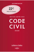 Code civil 2024 annoté. édition limitée. 123e éd.