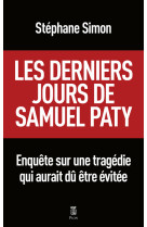 Les derniers jours de samuel paty