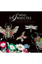 Coloriage black - drôles d'insectes