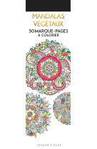 Marque-pages mandalas végétaux