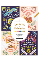 énergies & divination : 40 coloriages mystère