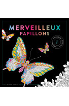 Black coloriage merveilleux papillons