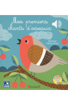 Mes premiers chants d'oiseaux - livre sonore avec 6 puces - dès 1 an