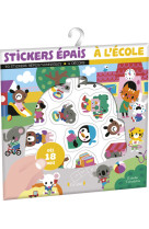 Stickers épais - à l'école