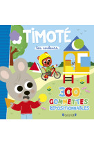 Timoté - 300 gommettes repositionnables - les couleurs