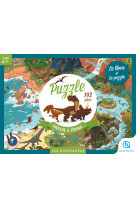 Puzzle cherche et trouve - les dinosaures