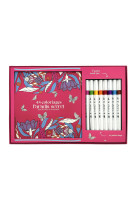 Coffret coloriage - 48 coloriages - paradis secret pour m'évader et me détendre