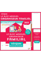 Le bloc mensuel organiseur familial mémoniak, calendrier (sept. 2022- déc 2023)