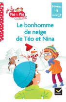 Téo et nina fin de cp niveau 3 - le bonhomme de neige de téo et nina