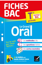 Fiches bac le grand oral tle générale - bac 2024