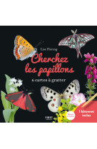 Cartes à gratter - cherchez les papillons