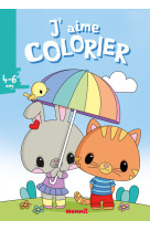 J'aime colorier (4-6 ans) (lapine et chat)