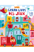 Mon p'tit hemma - mon grand livre des jeux - 5 jeux et pions inclus