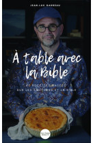 A table avec la bible