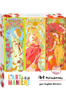 L'art à la manière art nouveau - coffret avec accessoires