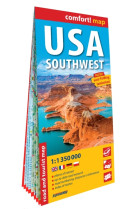 états-unis. sud-ouest 1/1.350.000 (carte grand format laminée). usa southwest