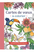 Cartes de voeux à colorier