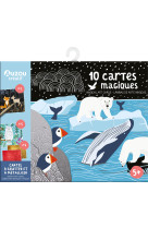 Ma pochette d'artiste - 10 cartes magiques - cartes à gratter et à métalliser