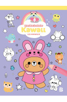 Kawaii bloc à colorier les animaux