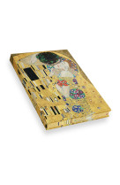 Carnet hazan pleine toile. klimt le baiser