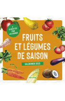 Calendrier mural fruits et légumes de saison 2023