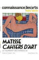 Matisse des annees 30 et les cahiers d'art