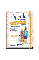 Agenda de poche 2024 de la famille organisée - rose (de sept. 2023 à déc. 2024)