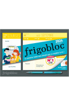 Mini frigobloc hebdomadaire 2024-calendrier d'organisation familiale/ sem (sept. 2023-dec 2024)