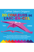 Coffret géant origami - 20 couleurs de l'arc-en-ciel