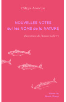 Nouvelles notes sur les noms de la nature